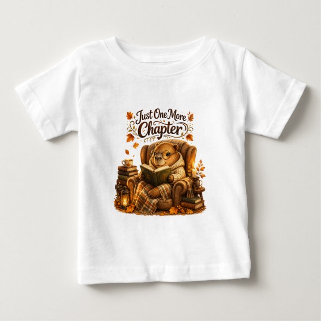 Camiseta Para Bebê Capivara de apenas mais um capítulo (Frente)