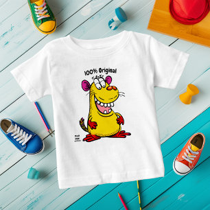 Camiseta Para Bebê Capivara de Desenho Animado Divertida – Etiqueta P
