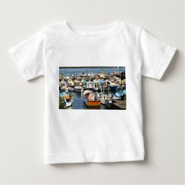 Camiseta Para Bebê Capri, Itália, Barcos, T-shirt