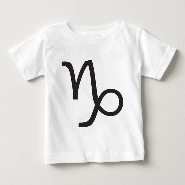 Camiseta Para Bebê capricorn (Frente)