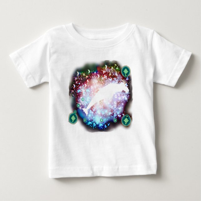 Camiseta Para Bebê Capricórnio (Frente)