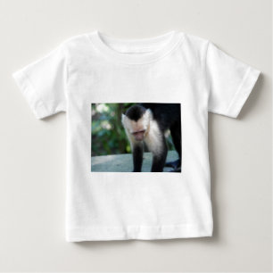 Camiseta Para Bebê Capuchin Monkey.JPG