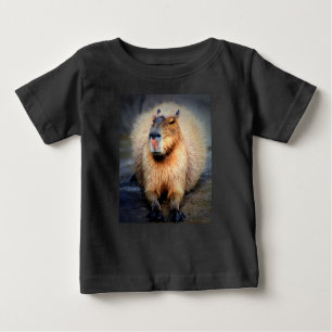 Camiseta Para Bebê Capybara