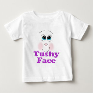 Camiseta Para Bebê cara de bunda