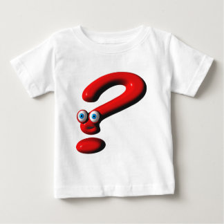 Camiseta Para Bebê Cara do ponto de interrogação