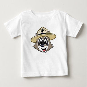 Camiseta Para Bebê Cara do rick da guarda florestal do rick   da