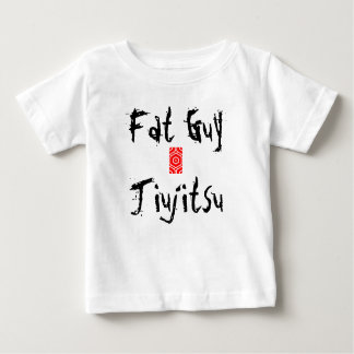 Camiseta Para Bebê Cara Gorda Jiujitsu Baby