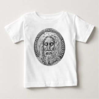 Camiseta Para Bebê Cara Sagrada de Jesus Criança T Shirt