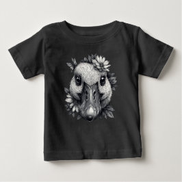 Camiseta Para Bebê Cara the Goose Baby Tee - Floral Portrait