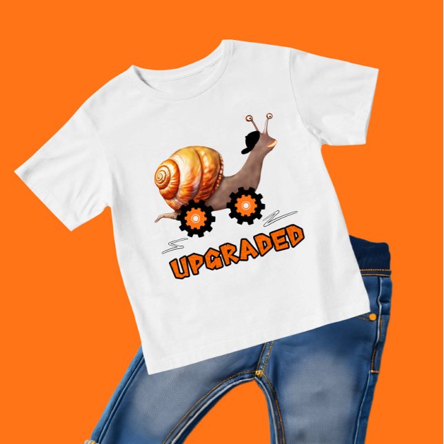 Camiseta Para Bebê Caracol rápido (Criador carregado)