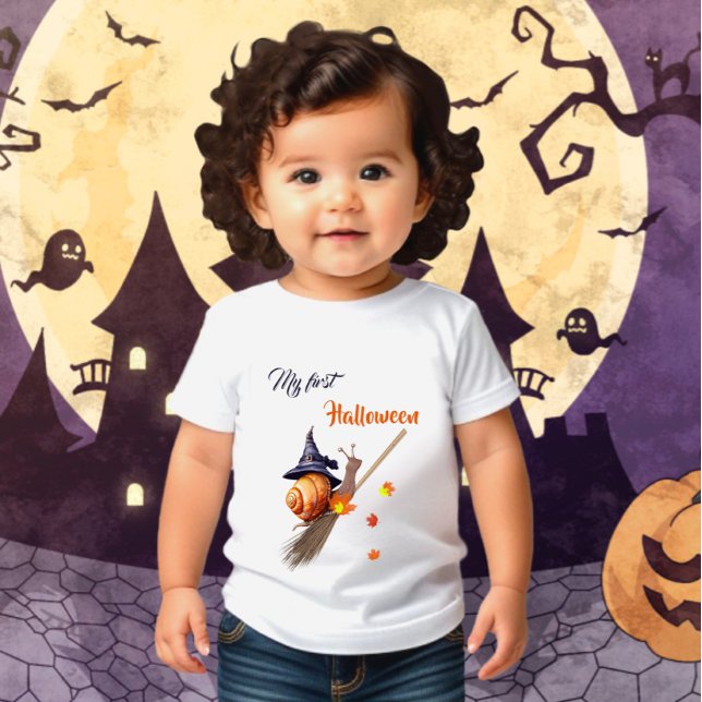 Camiseta Para Bebê Caracol voador (Criador carregado)