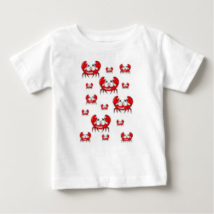 Camiseta Para Bebê Caranguejo-Camisa-Bebê