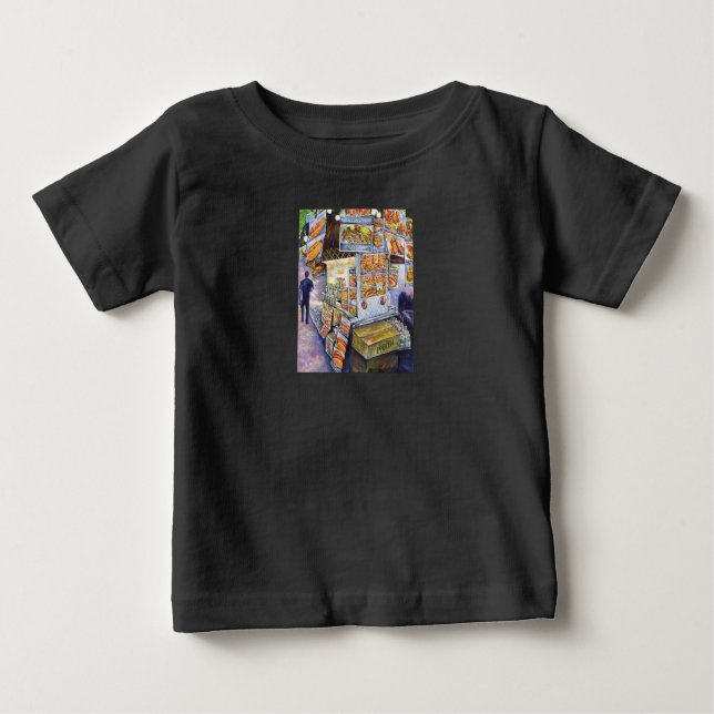 Camiseta Para Bebê Carga de trabalho artística extraordinária (Frente)