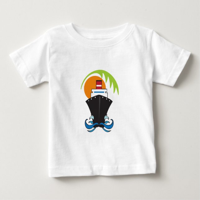 CAMISETA PARA BEBÊ CARIBE CRUZISE (Frente)