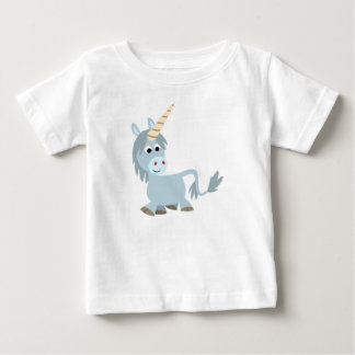 Camiseta Para Bebê Caricatura Bela Amiga Unicorn Baby T Shirt