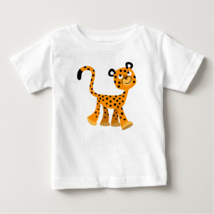 Camiseta Para Bebê Caricatura Insouciante Chita, Camiseta Bebê