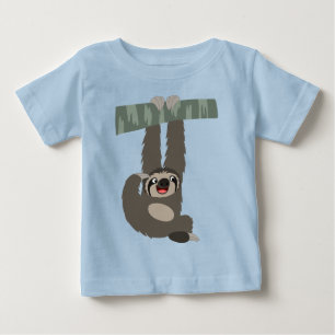 Camiseta Para Bebê Caricatura Lama Perigosa de uma Camiseta de Bebê
