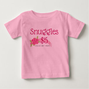 Camiseta Para Bebê Carinhos Engraçados à Venda