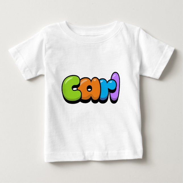 Camiseta Para Bebê Carl (Frente)