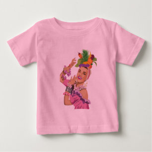 Camiseta Para Bebê Carmen Miranda