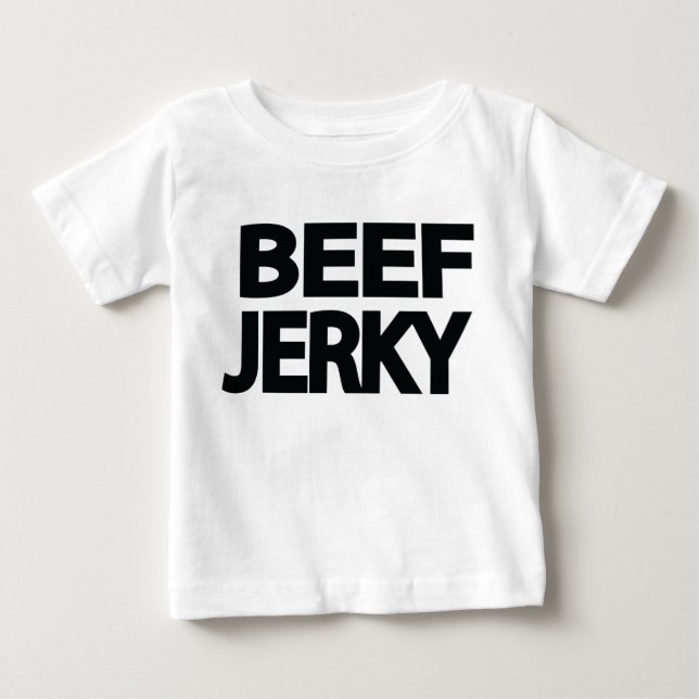 CAMISETA PARA BEBÊ CARNE DE BOI DEFUMADA (Frente)