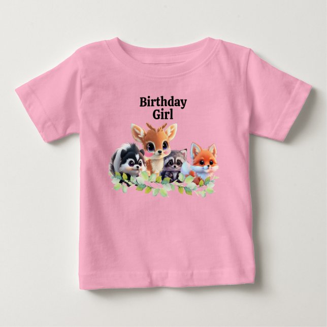Camiseta Para Bebê Carneiro-de-galinha-de-galinha (Frente)