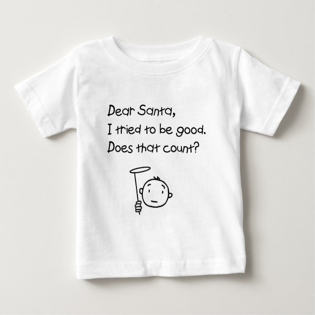 Camiseta Para Bebê Caro Papai noel (Frente)