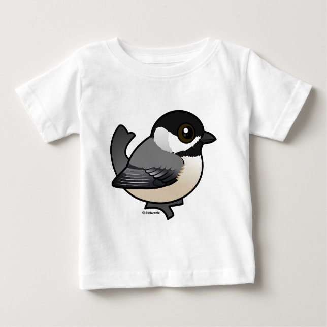 Camiseta Para Bebê Carolina Chickadee (Frente)