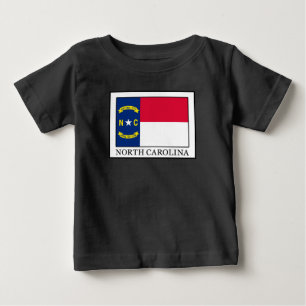 Camiseta Para Bebê Carolina do Norte