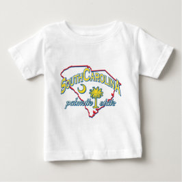 Camiseta Para Bebê Carolina do Sul