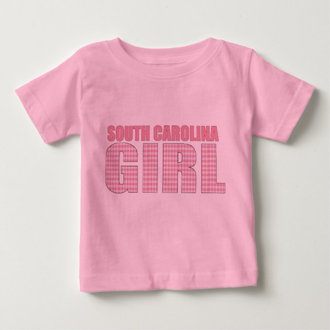 Camiseta Para Bebê Carolina do Sul (Frente)