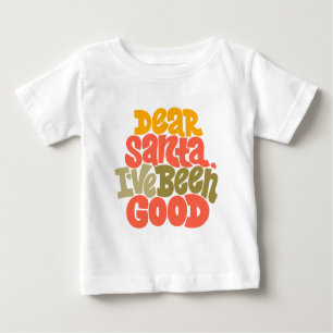 Camiseta Para Bebê Caros Papais noeis, eu fui um bom Design