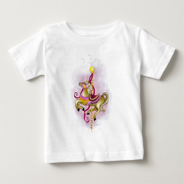 Camiseta Para Bebê Carousel Childs T-shirt (Frente)