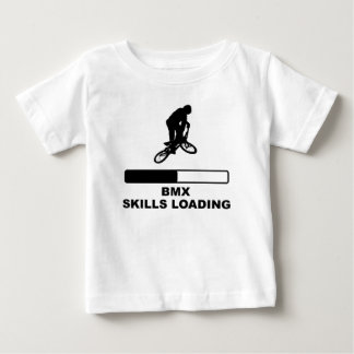 Camiseta Para Bebê Carregamento das habilidades de BMX