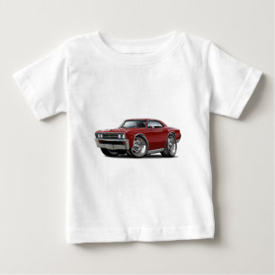 Camiseta Para Bebê Carro 1967 marrom de Chevelle