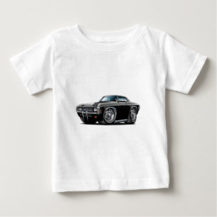 Camiseta Para Bebê Carro 1969 preto do Impala
