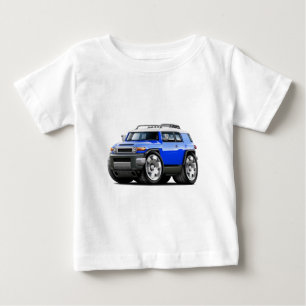 Camiseta Para Bebê Carro do azul do cruzador das FJ
