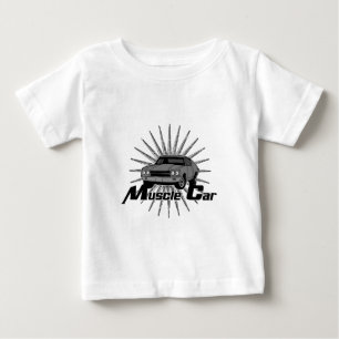 Camiseta Para Bebê Carro do músculo da nova de Chevy