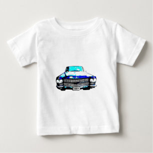 Camiseta Para Bebê carro do raggare do cadillac