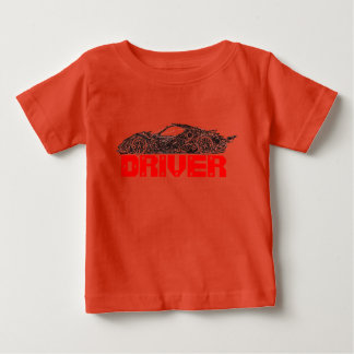 Camiseta Para Bebê Carro e driver