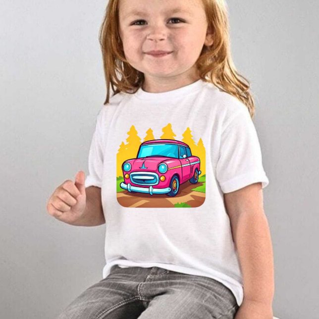 Camiseta Para Bebê Carro Impressão moderno de crianças em bruto (Criador carregado)