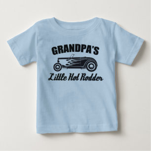 Camiseta Para Bebê Carro quente do neto do Rodder HotRod do vovô