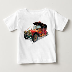 Camiseta Para Bebê Carro vintage
