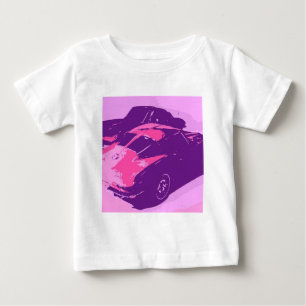 Camiseta Para Bebê Carros de janela de divisão clássicos