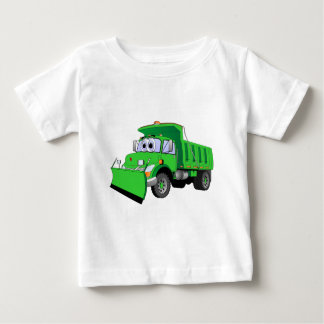 Camiseta Para Bebê Cartografia de Neve Verde