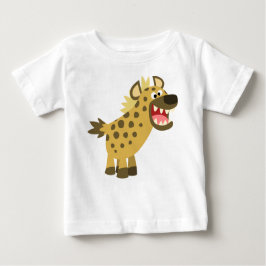 Camiseta Para Bebê Cartoon Bonito Hyena Baby T-Shirt