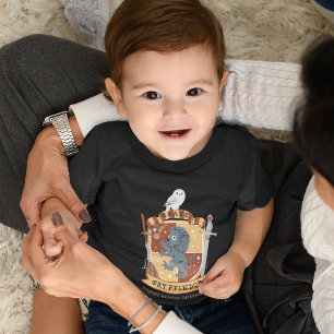Camiseta Para Bebê Cartoon Brave Gryffindor Crista
