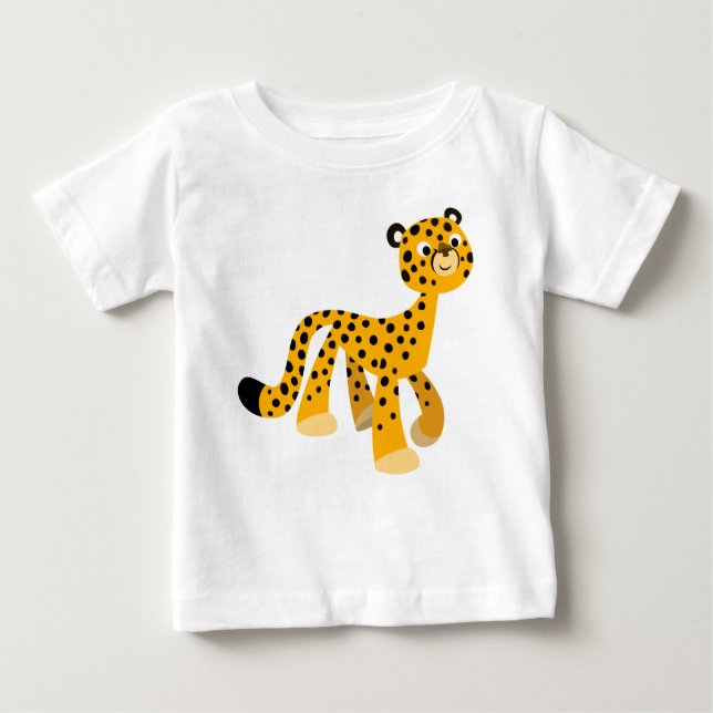 Camiseta Para Bebê Cartoon Chita Bebê T-Shirt (Frente)