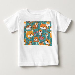 Camiseta Para Bebê Cartoon Craze: Adorable Baby Tee Collection"?