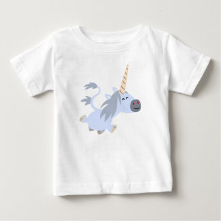 Camiseta Para Bebê Cartoon de Trote Bonito Unicorn Baby T Shirt
